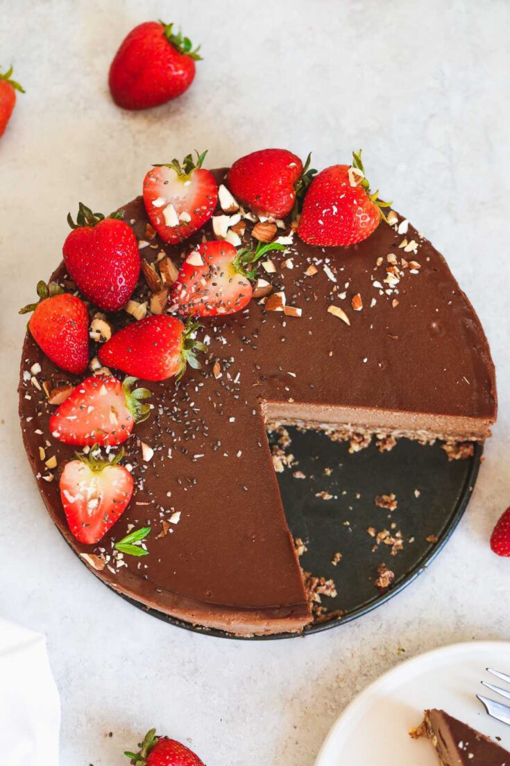 01 Vegan chocolate cheesecake