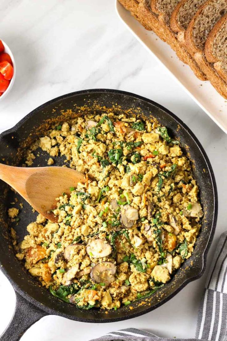 03 curry tofu scramble pan