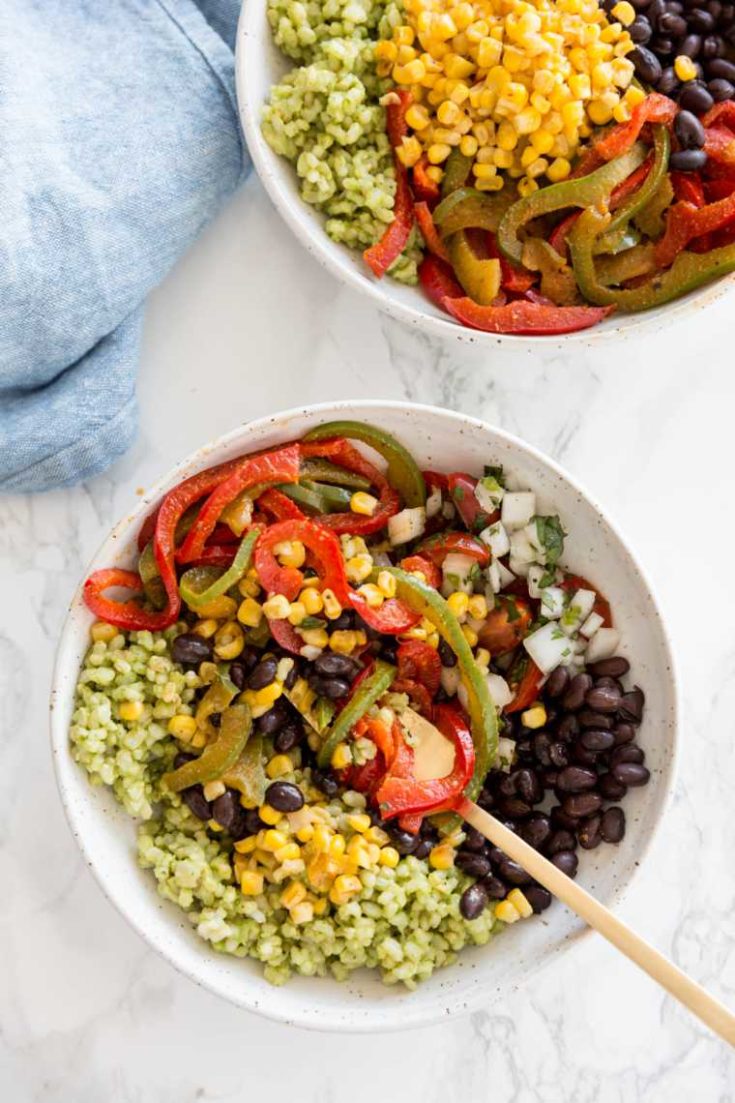 04 Vegan Burrito Bowls with Avocado Rice