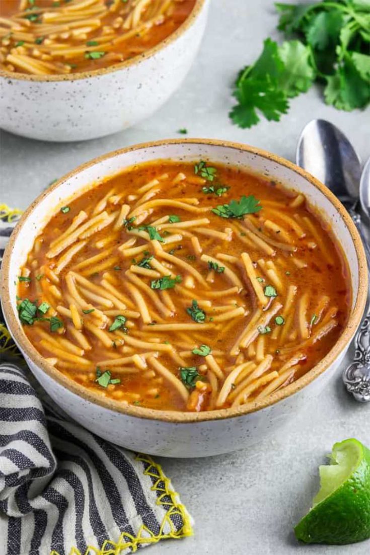 06 sopa de fideo mexican noodle soup