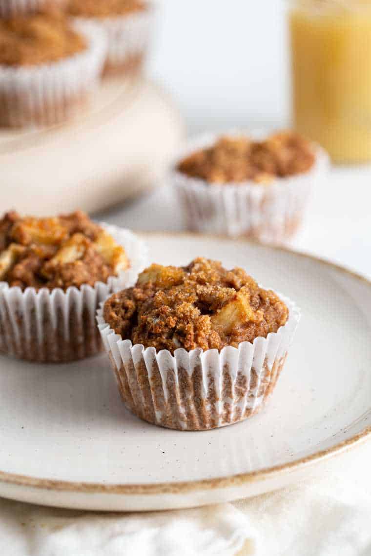 Oat Vegan Applesauce Muffins
