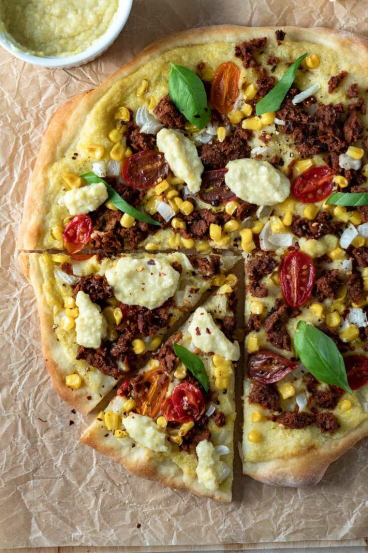 10 Vegan Creamed Corn Pizza