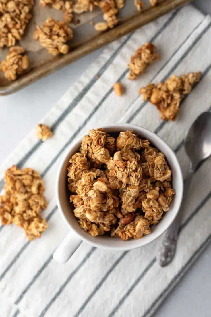 10 peanut butter granola vegan healthy