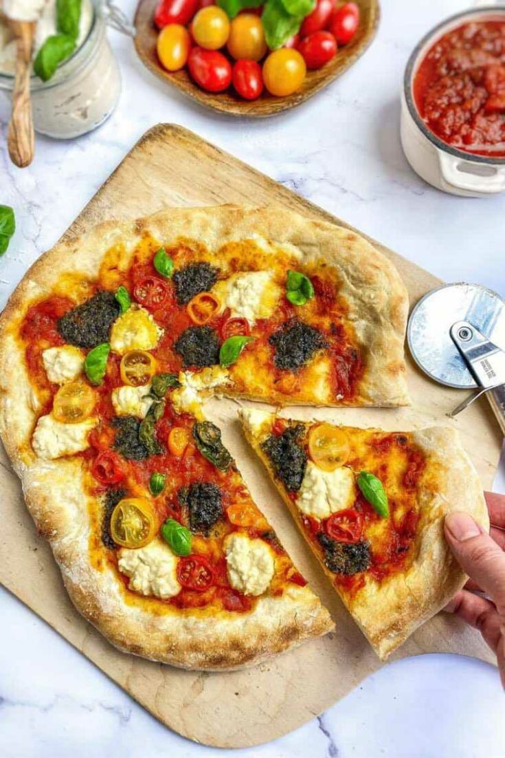 10 vegan pesto pizza