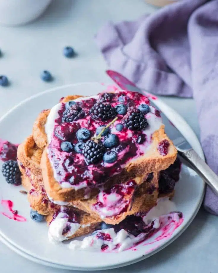 13 french toast berry compote