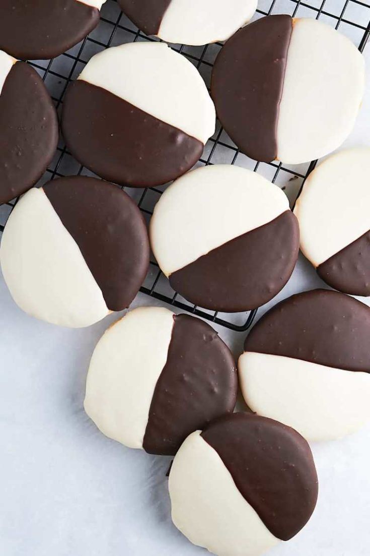 13 vegan black and white cookies