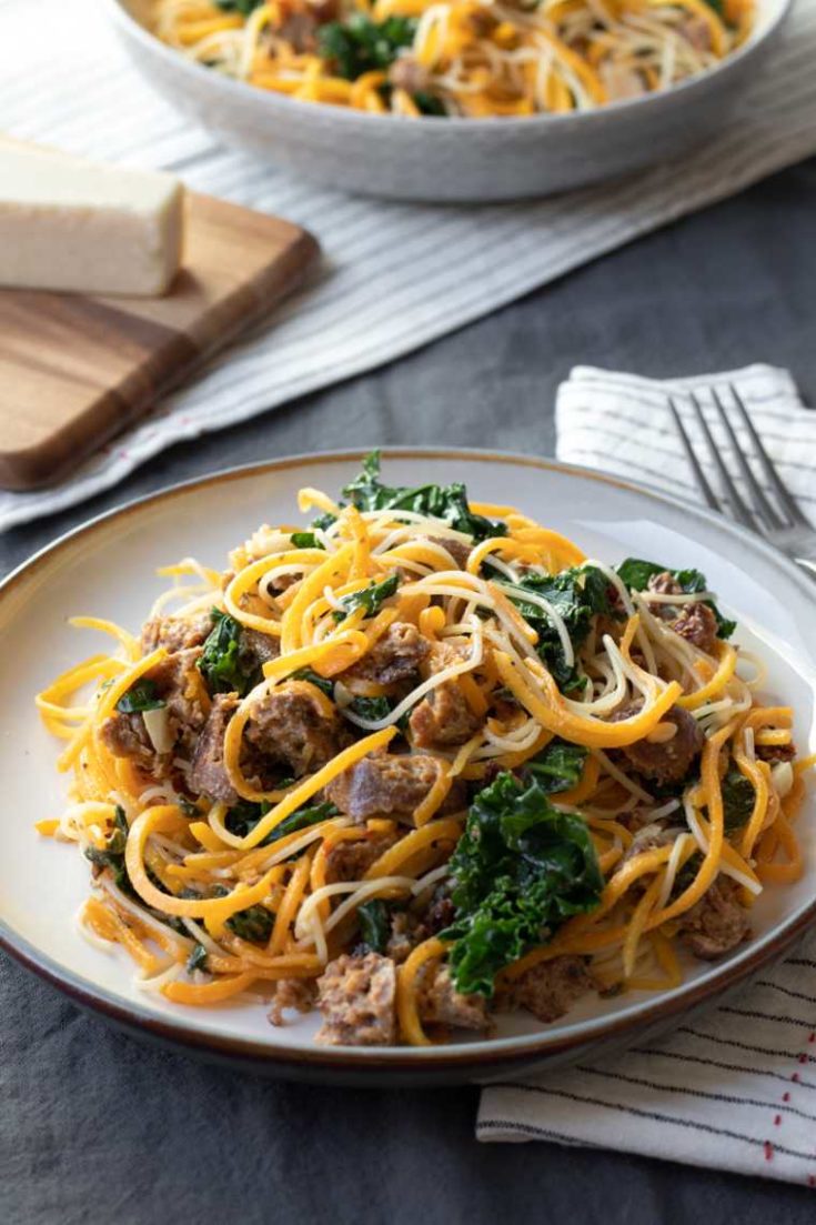 14 Butternut Spaghetti With Sausage and Sage