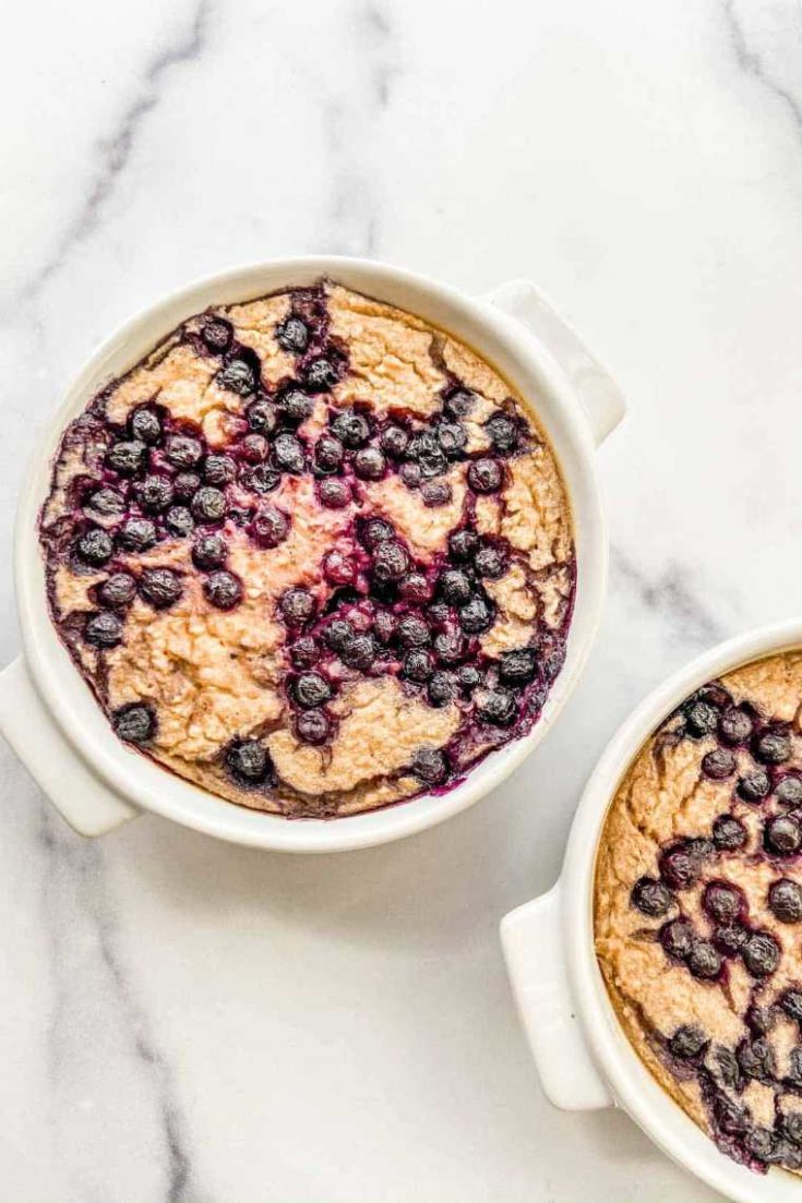 14 blueberry baked oats