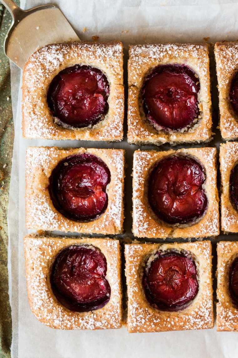 vegan german plum cake