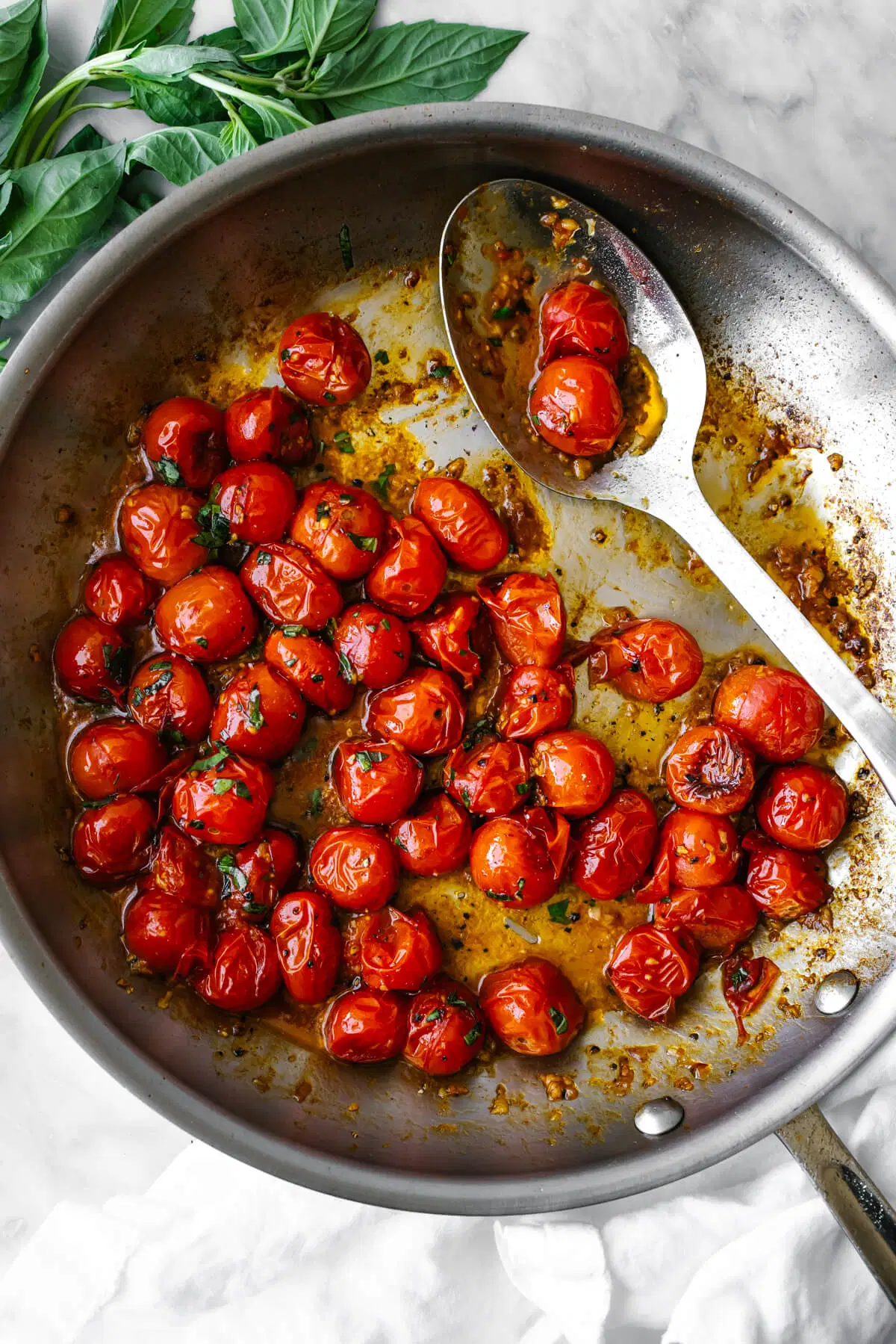 15 Blistered Sauteed Tomatoes