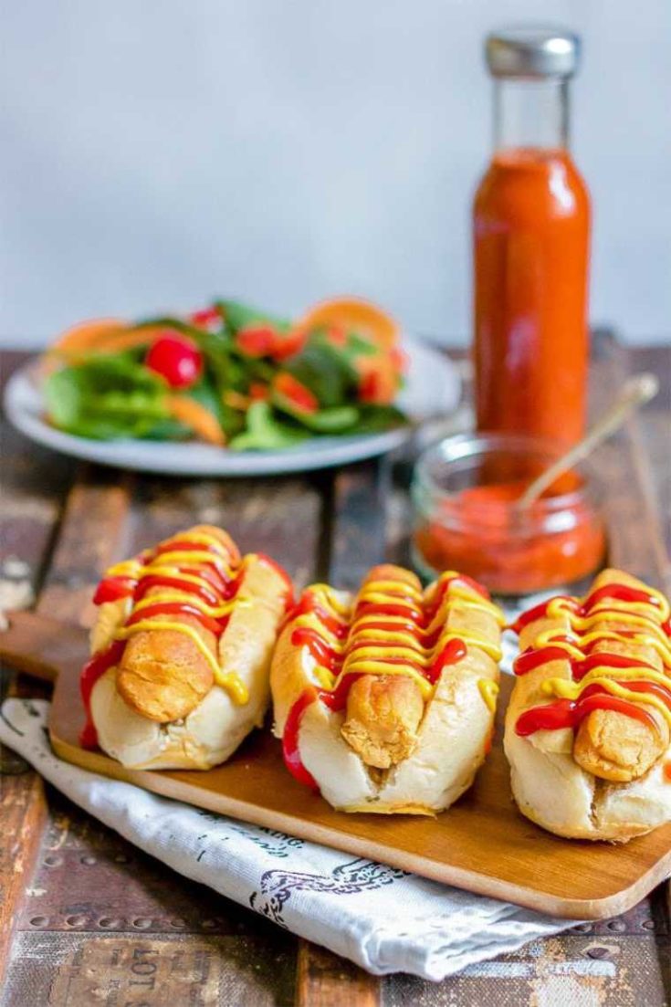 15 Lentil Carrot Hot Dogs