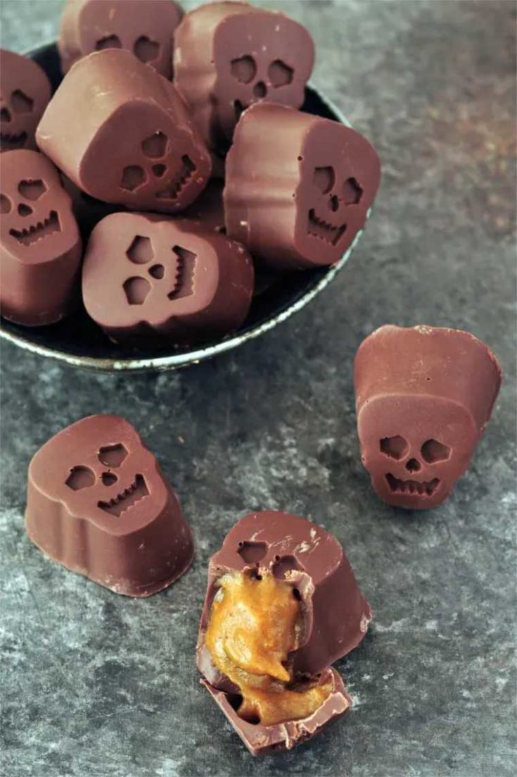 15 Pumpkin Caramel Chocolates