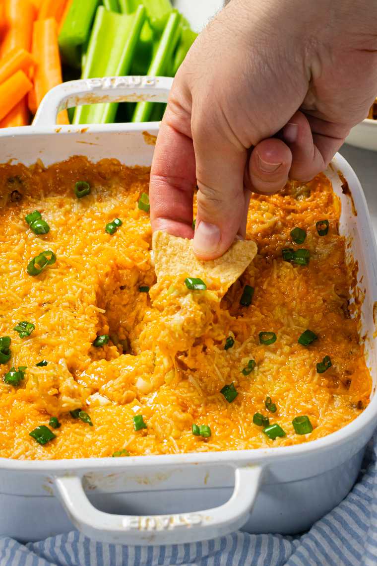 15 app dip Vegan Buffalo Chicken Dip