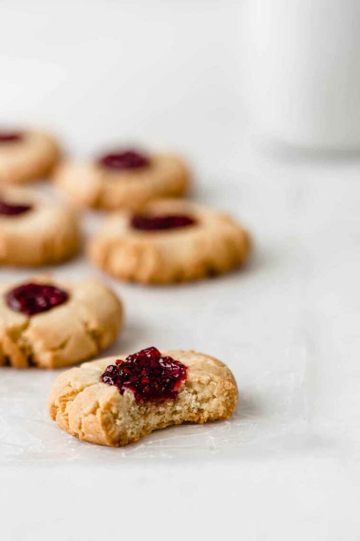 15 vegan thumbprint cookies