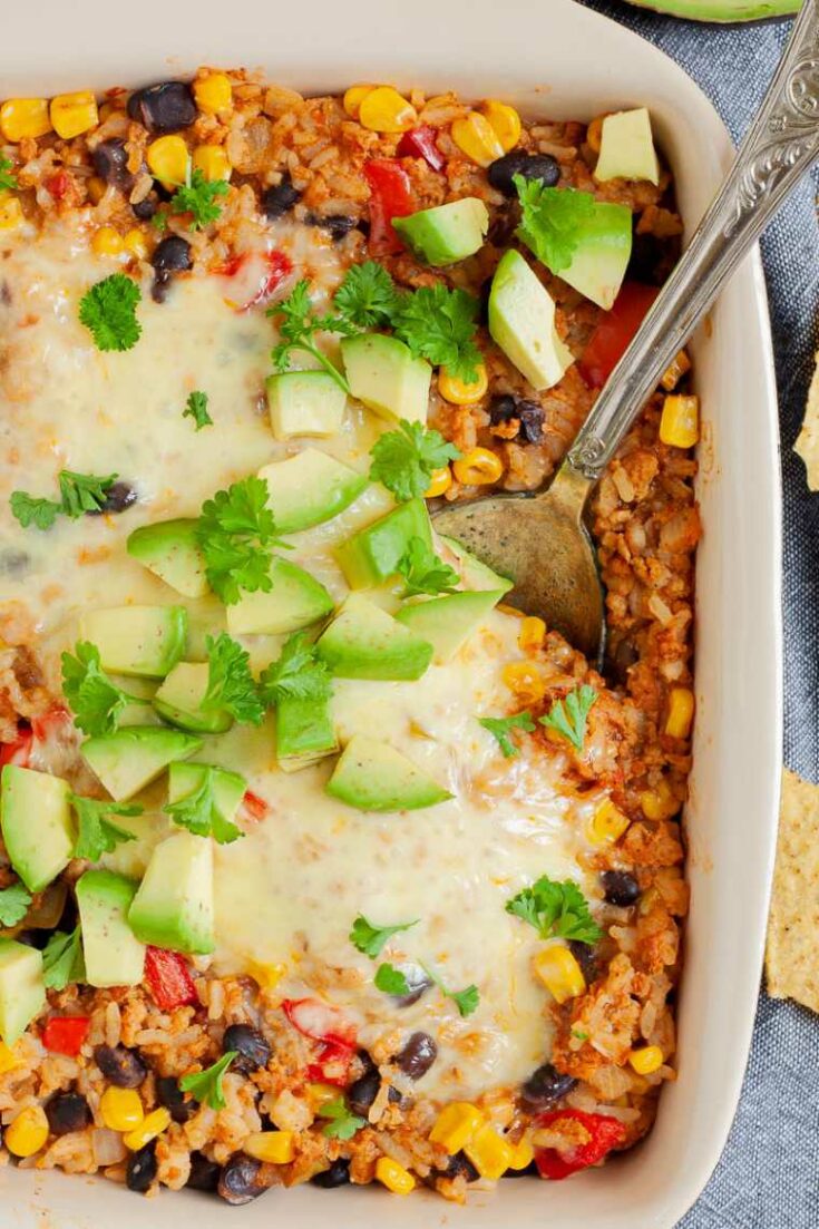 17 Mexican Beans Rice Casserole