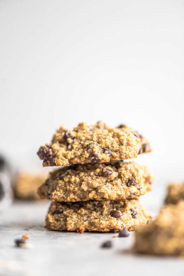 18 S gluten free vegan chocolate chip quinoa cookies