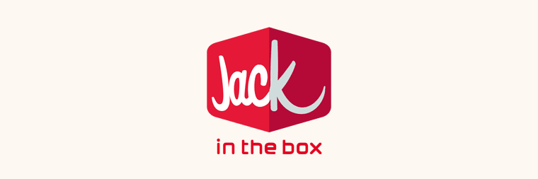 Jack In The Box logo on beige background