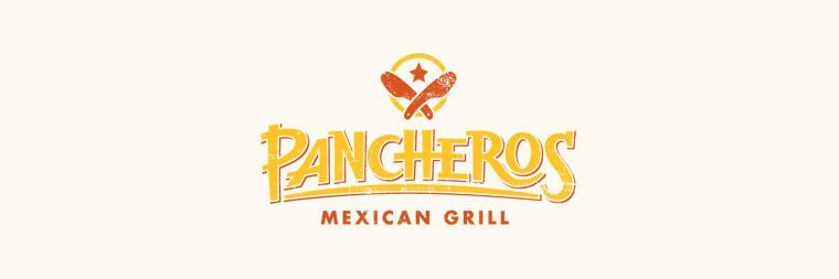 Pancheros logo on beige background