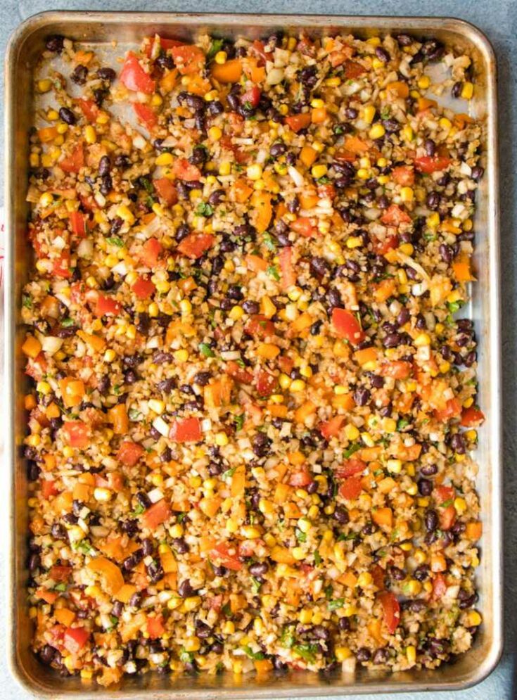 21 Oven Roasted Mexican Cauli rice