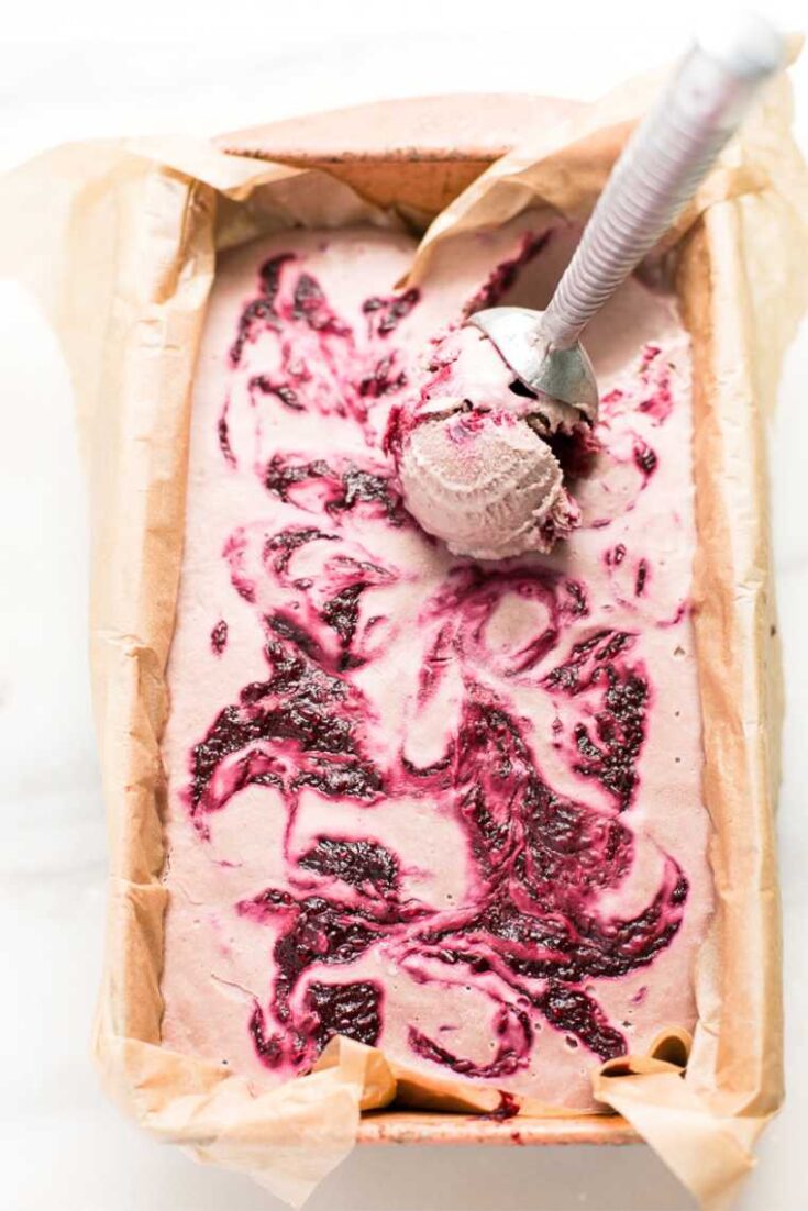 21 Strawberry Berry Swirl Ice Cream