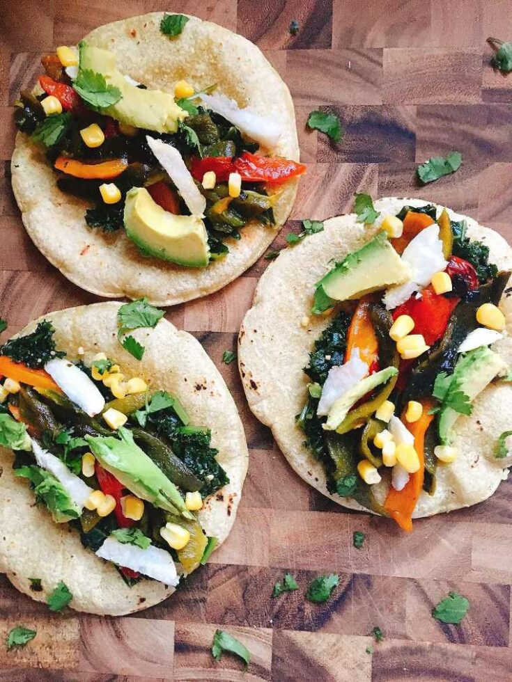 21 roasted pepper tacos