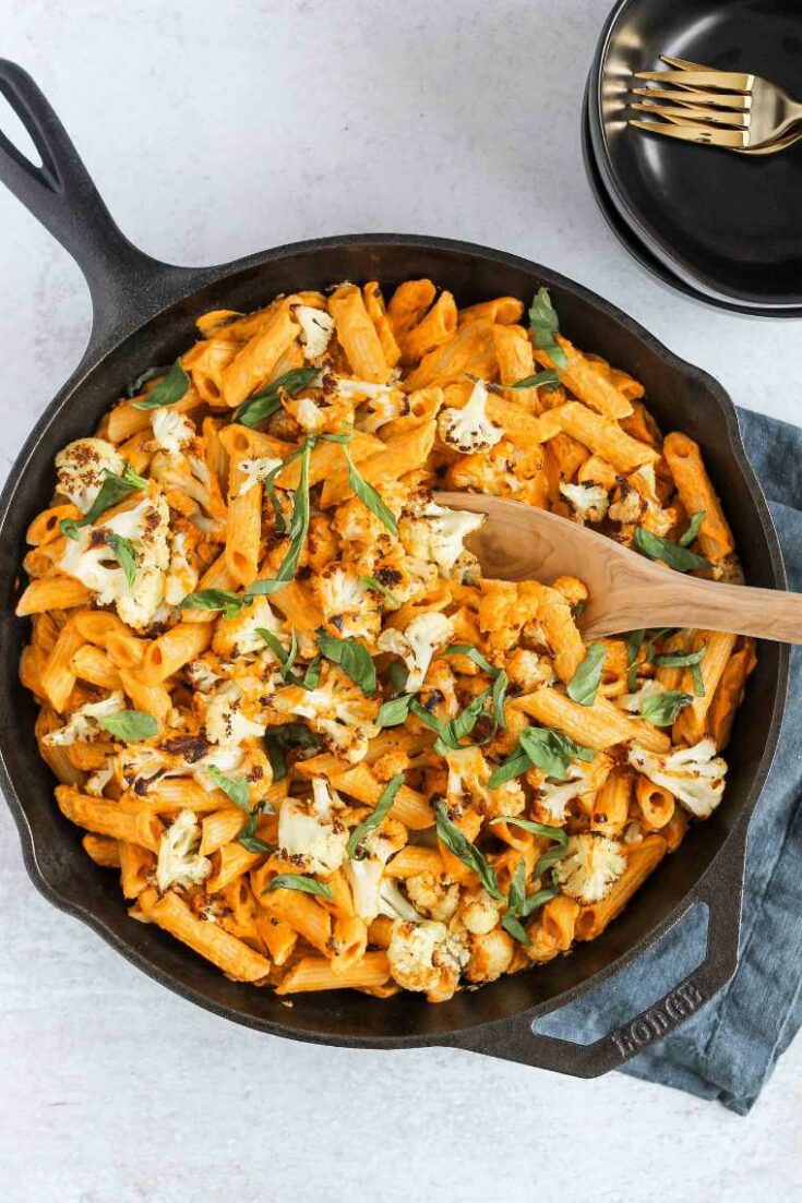 22 roasted red pepper pasta