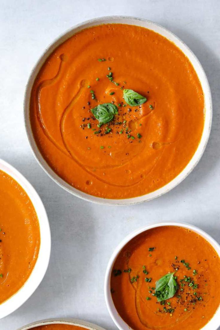 23 Creamy Vegan Tomato Soup