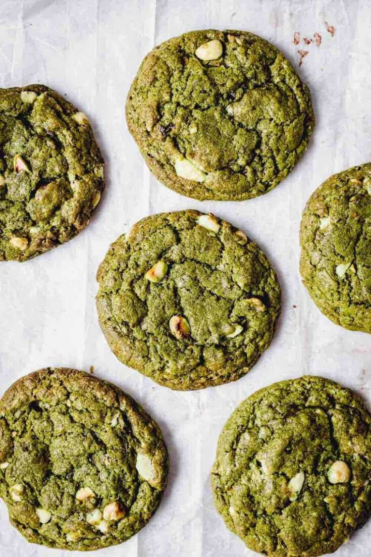 24 Vegan Matcha Cookies