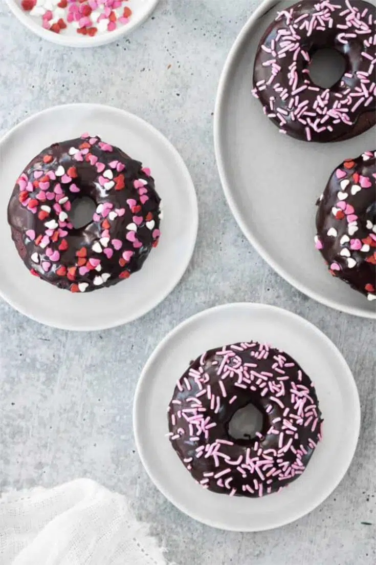 24 chocolate doughnuts