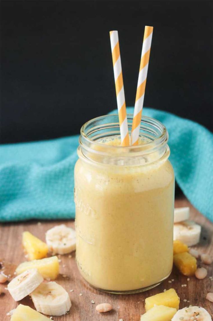 25 post workout pineapple smoothie