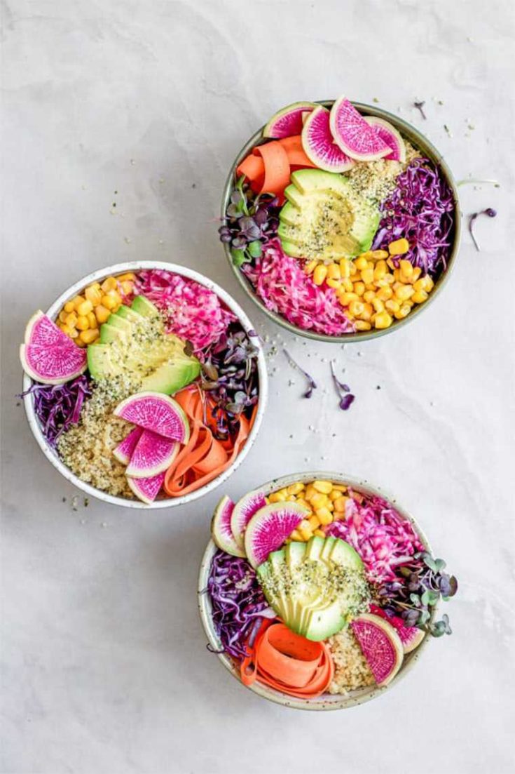 26 rainbow nourishment bowls