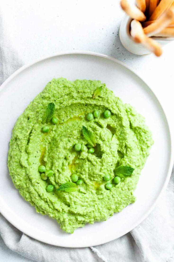 29 Pea and mint dip