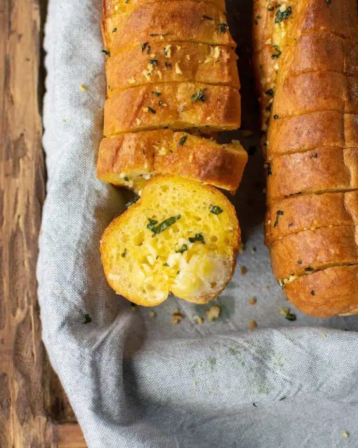 29 dinner Vegan garlic bread