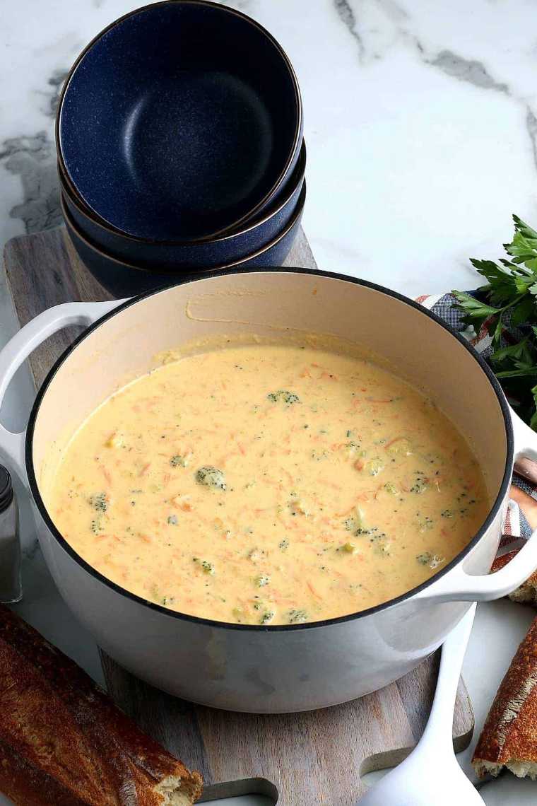 30 vegan broccoli cheese soup