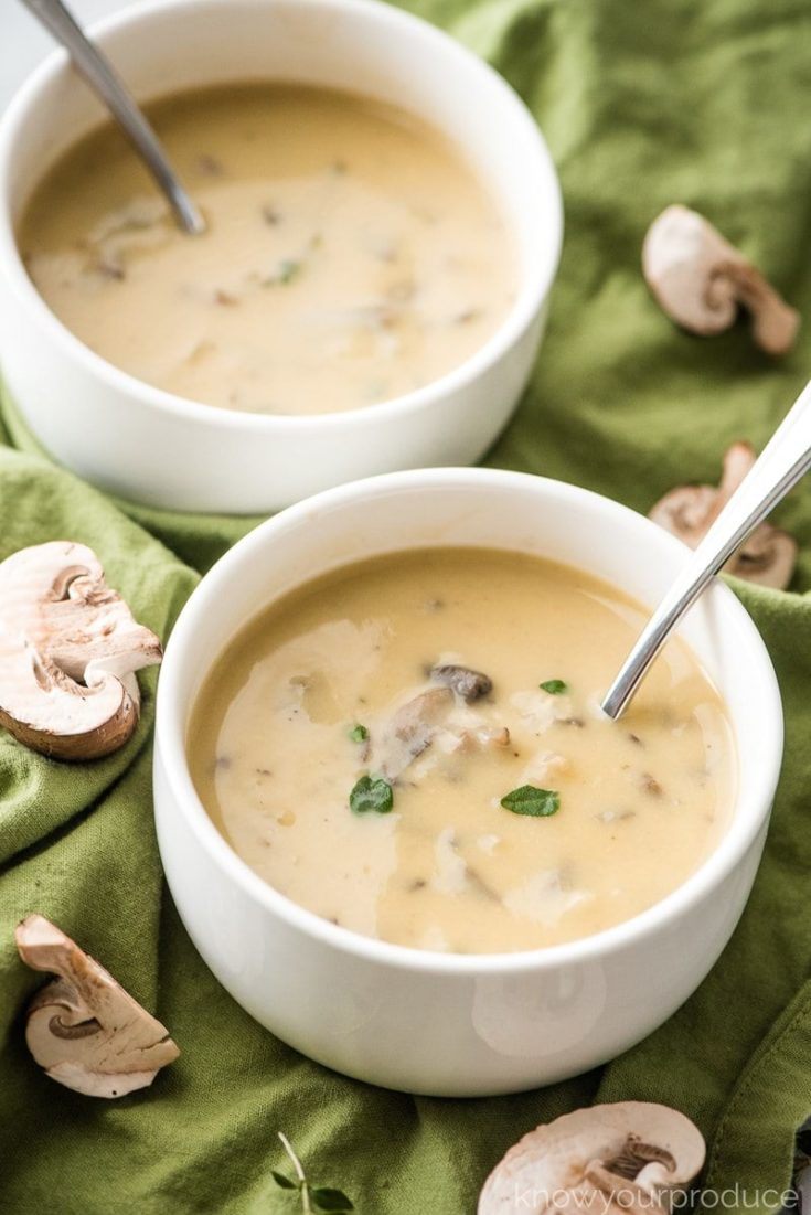 30 vegan cream of mushroom soup