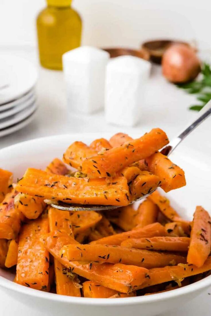 33 oven roasted carrots