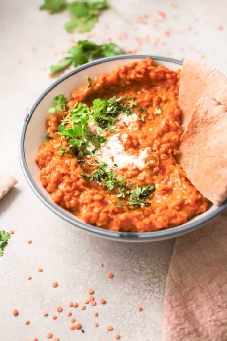 47 red lentil curry
