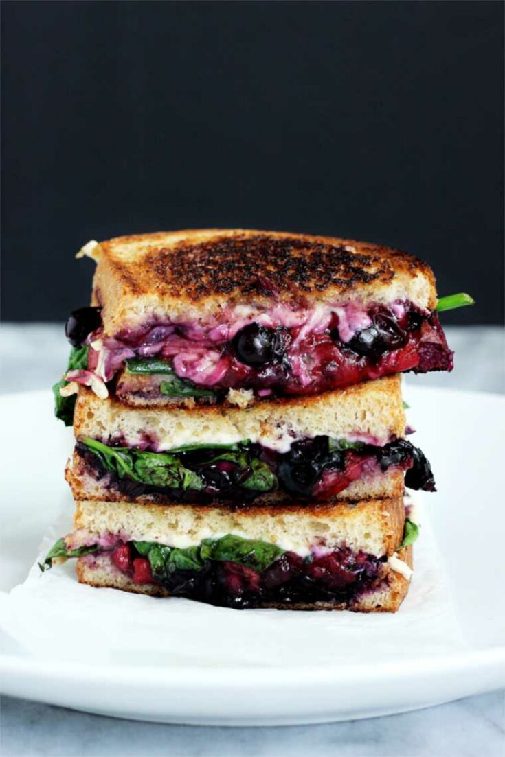 Balsamic Berry Vegan Grilled Cheese