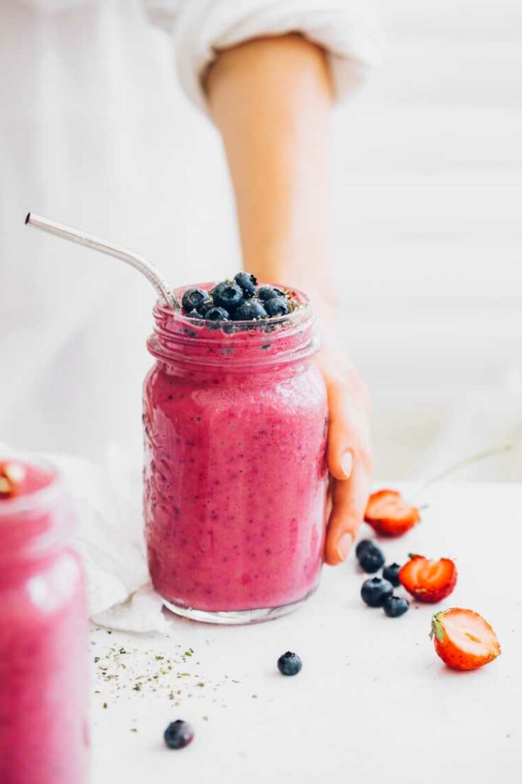 Berry Bean Smoothie by Nutriciously 7