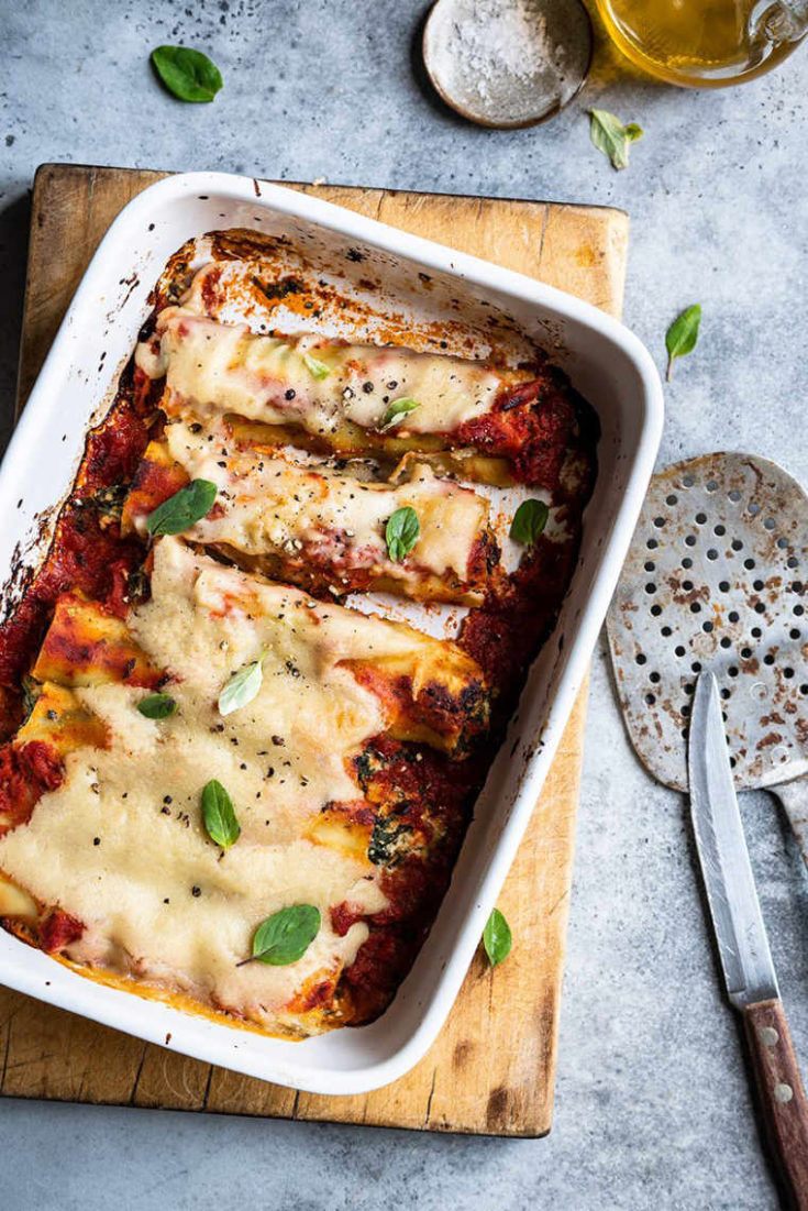 Best Christmas Recipes Spinach Almond Canelloni