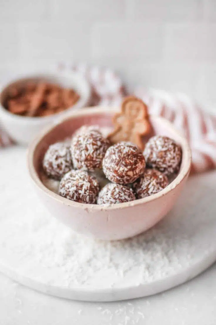 Best Christmas Recipes Treats Gingerbread Bliss Balls