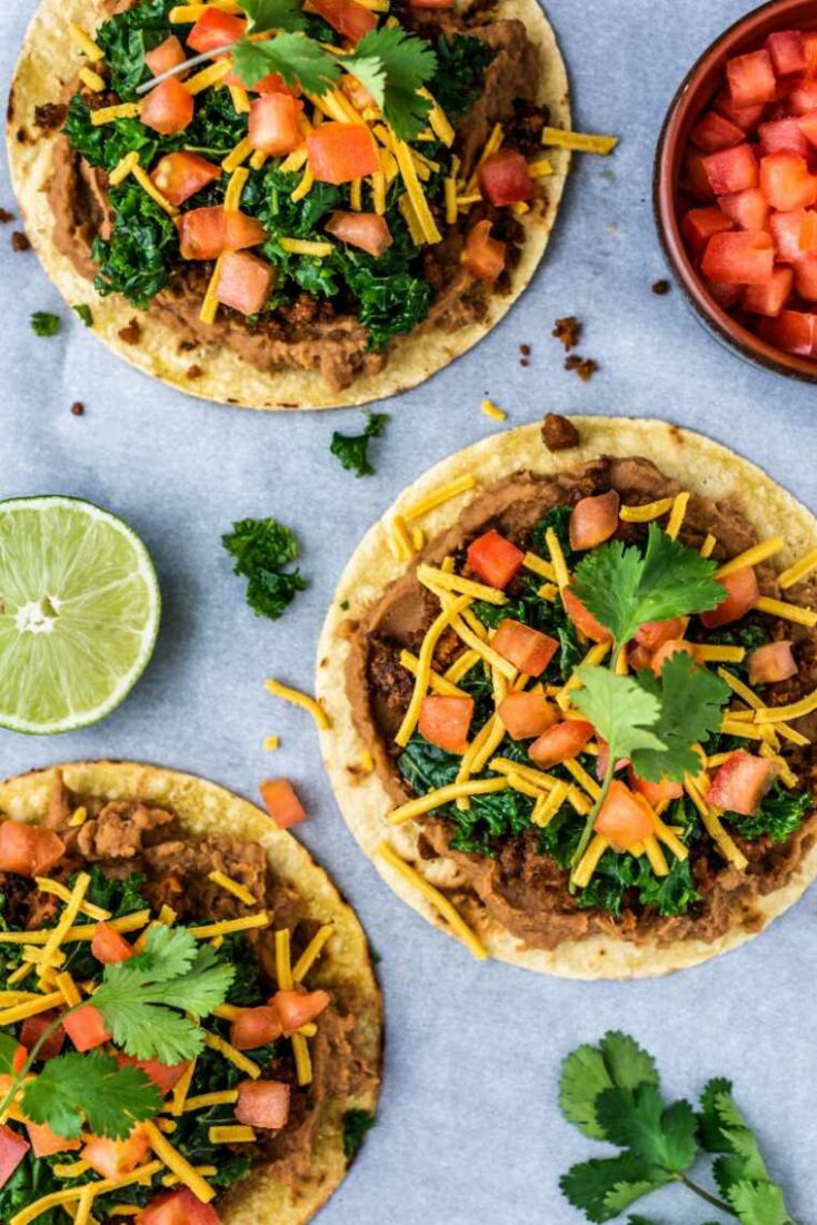 Beyond Meat Tostadas with Lime