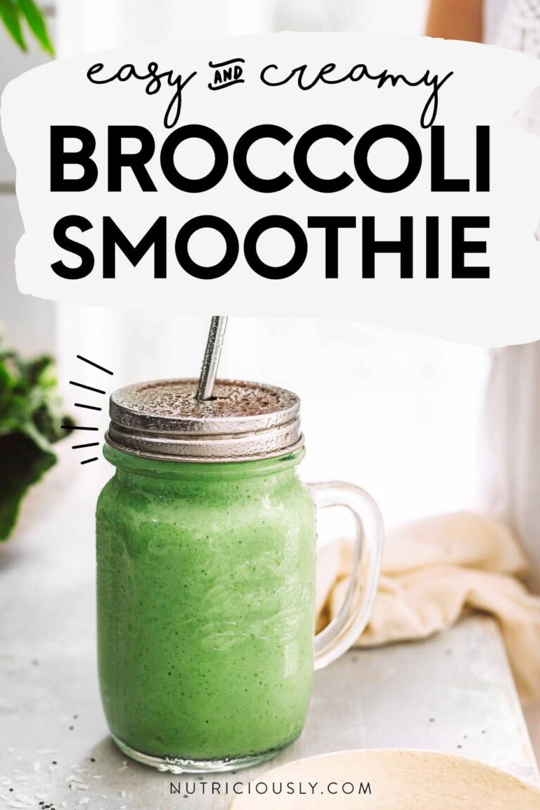 Creamy Broccoli Smoothie – Nutriciously