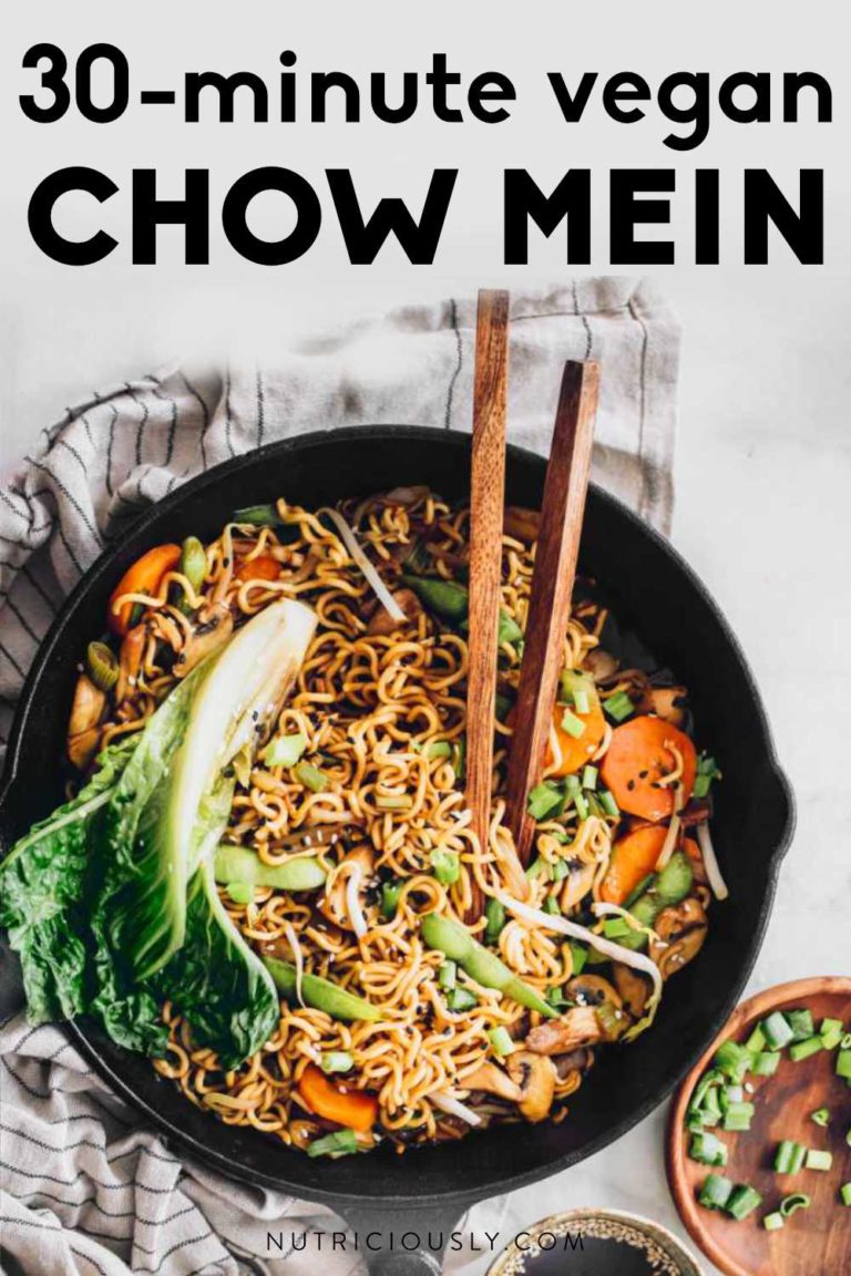 Easy Vegan Mushroom Chow Mein (Under 30 Minutes!) Nutriciously