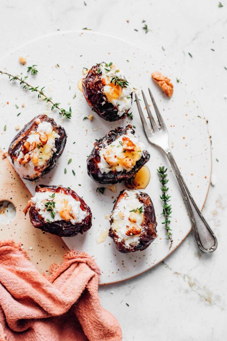 Cream Cheese Stuffed Dates by Nutriciously 3