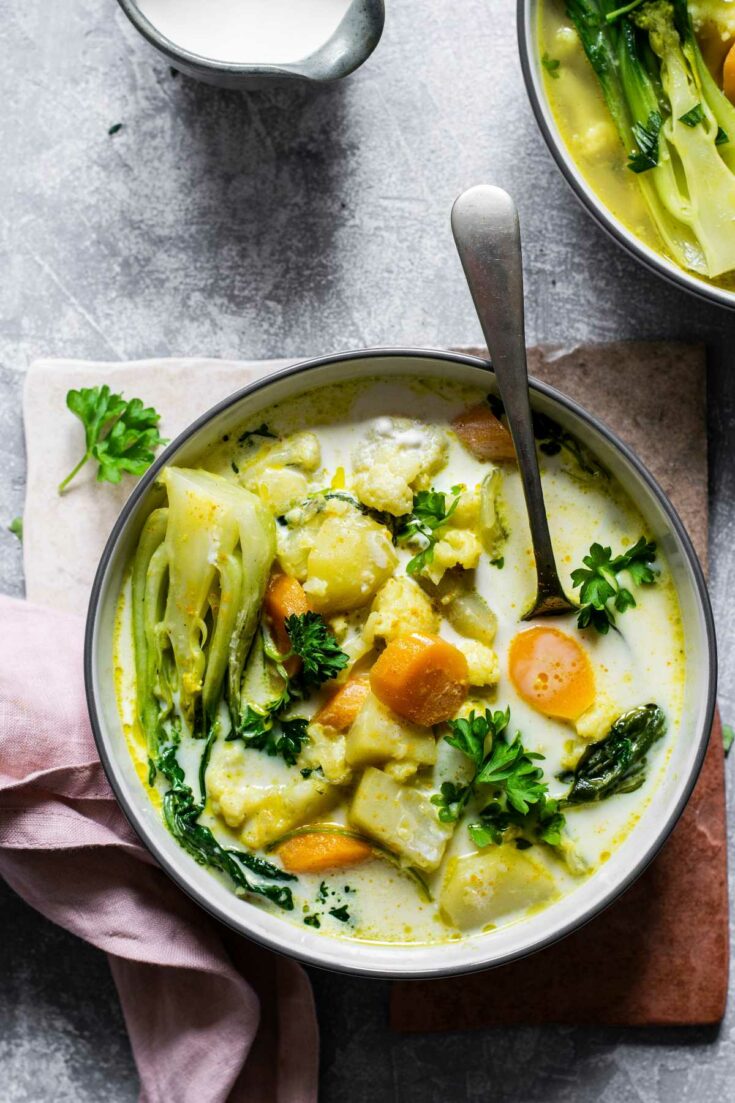 Creamy curry soup