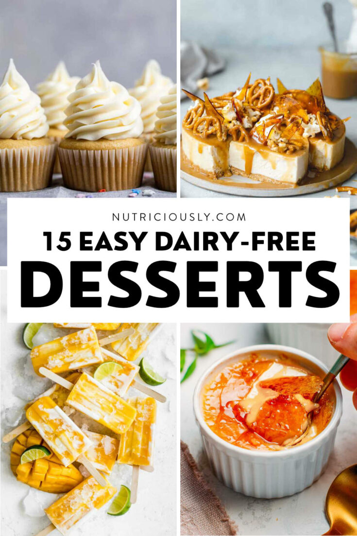 Dairy Free Desserts Pin 1