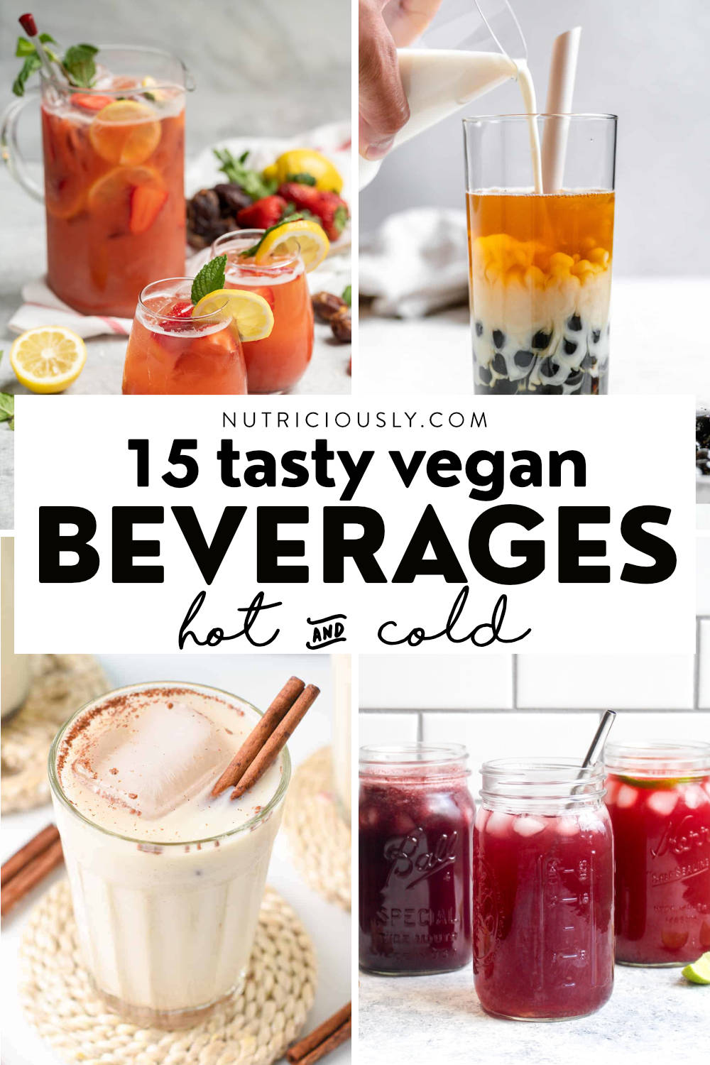 18 Delicious Vegan Drinks & Beverages (Hot + Cold) – Nutriciously