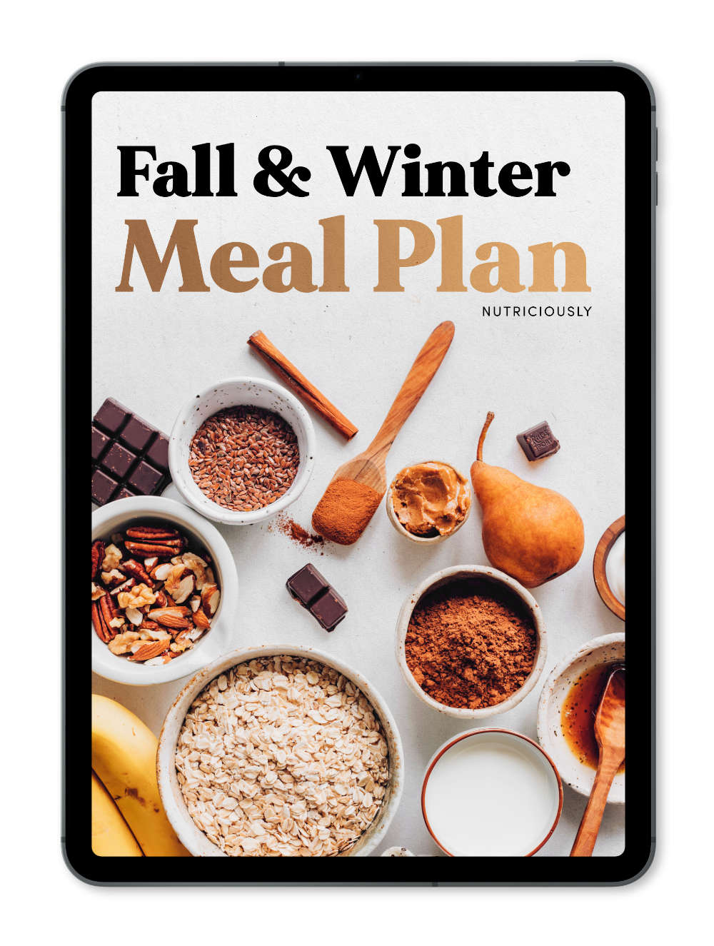 Nutriciously Fall Winter Meal Plan iPad