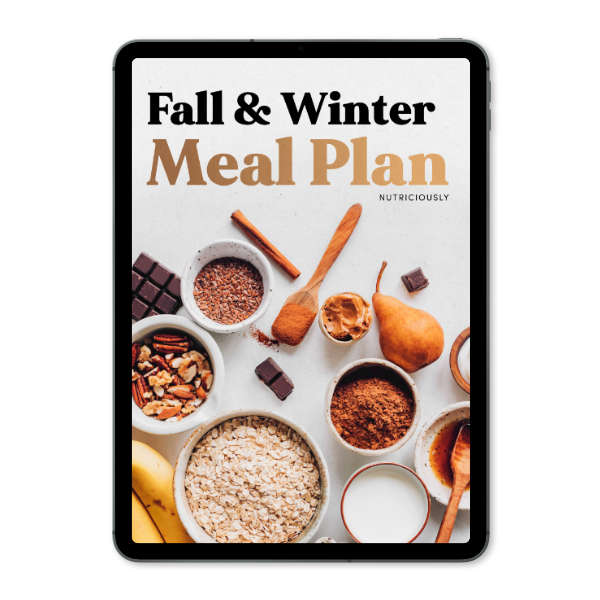 Fall Winter Meal Plan iPad Square